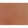 Patterned Sheets - Brick - .020 x 7 x 12` pkg(2) -- .145` Red Bricks, HO, Plastruct Inc 91611