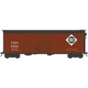 40′ Single-Door Boxcar - Ready to Run -- Erie 78793 (Blt. 1-40, Boxcar Red, black, white), HO Bowser Manufacturing Co. 43158