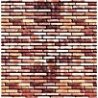 Wall Card 8-1/4` x 5-13/16` (21cm x 14.8cm) -- Red Brick /2, HO, Busch Gmbh & Co Kg 7425
