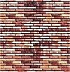 Wall Card 8-1/4` x 5-13/16` (21cm x 14.8cm) -- Red Brick /2, HO, Busch Gmbh & Co Kg 7425
