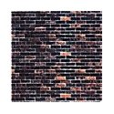 Wall Card 8-1/4` x 5-13/16` (21cm x 14.8cm) -- Dark Brick /2, HO, Busch Gmbh & Co Kg 7424