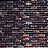 Wall Card 8-1/4` x 5-13/16` (21cm x 14.8cm) -- Dark Brick /2, HO, Busch Gmbh & Co Kg 7424