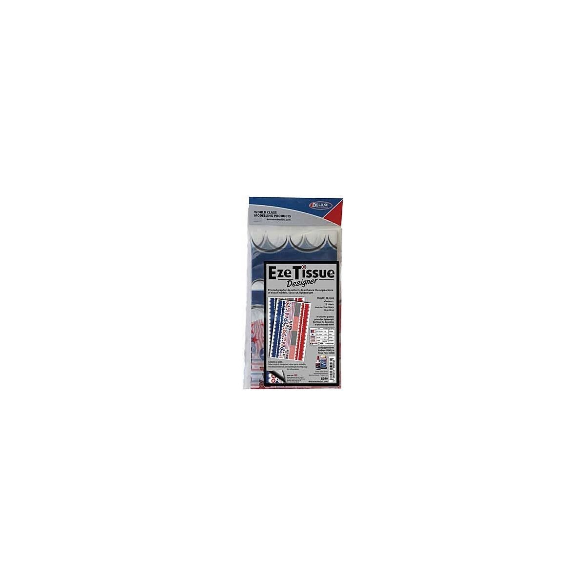 Eze Tissue for Aircraft - 29-1/2 x 19-11/16′ 75 x 50cm -- Designer Graphics pkg(2), ALL, Deluxe Materials Ltd BD79