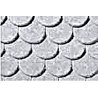 Patterned Plastic Sheet 2-Pack -- Scalloped-Edge Tile 7-1/2 x 12′ 19.1 x 30.5cm, HO, JTT Miniature Tree 97437