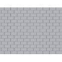 Patterned Plastic Sheet 2-Pack -- Concrete Block 7-1/2 x 12′ 19.1 x 30.5cm, TT, JTT Miniature Tree 97463