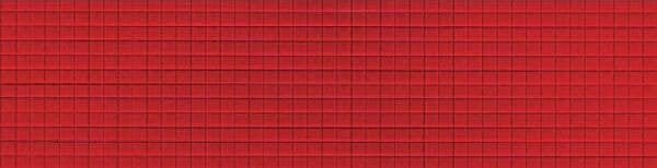 Small Square Tile Wall -- Red 3-3/4 x 3-3/4′ 9.5 x 9.5cm pkg(3), HO, Preiser Kg 19620