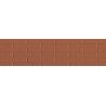 Long Rectangular Tile Flooring or Wall -- Terracotta 3-3/4 x 3-3/4′ 9.5 x 9.5cm pkg(3), HO, Preiser Kg 19606