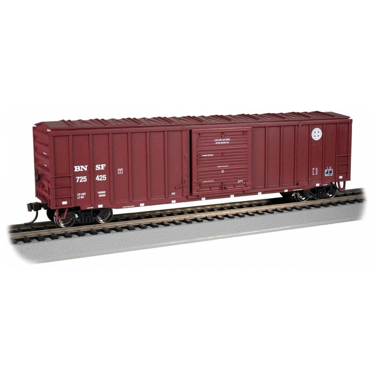 ACF 50′6′ Outside-Braced Sliding-Door Boxcar - Ready to Run - Silver Series -- Burlington Northern Santa Fe 725425 (Boxcar R