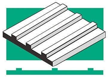 Board & Batten 12x24` -- .125` Spacing, ALL, Evergreen Scale Models 14544