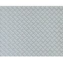 Patterned Sheets - Safety Tread - Double Diamond Plate - .020 x 7 x 12` pkg -- White - .150` Spacing, G, Plastruct Inc 91682