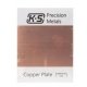 Copper Etching Plate -- 9 x 12 x .050′ 22.9 x 30.5 x .127cm, ALL, K & S Engineering 6605