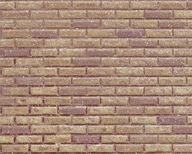 Patterned Sheets - Brick - .020 x 7 x 24` -- .375` Red Bricks, G, Plastruct Inc 91616