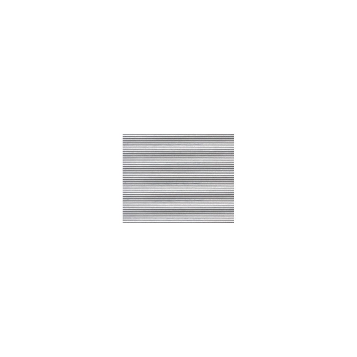Patterned Sheets - Siding - Corrugated - .020 x 7 x 12` pkg(2) -- White - .030` Spacing, N, Plastruct Inc 91510