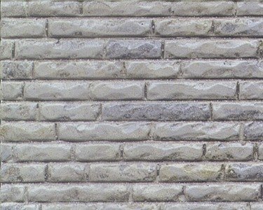 Patterned Sheets - Stone - Dressed - .020 x 7 x 12` pkg(2) -- .875` Beige Stones, G, Plastruct Inc 91592