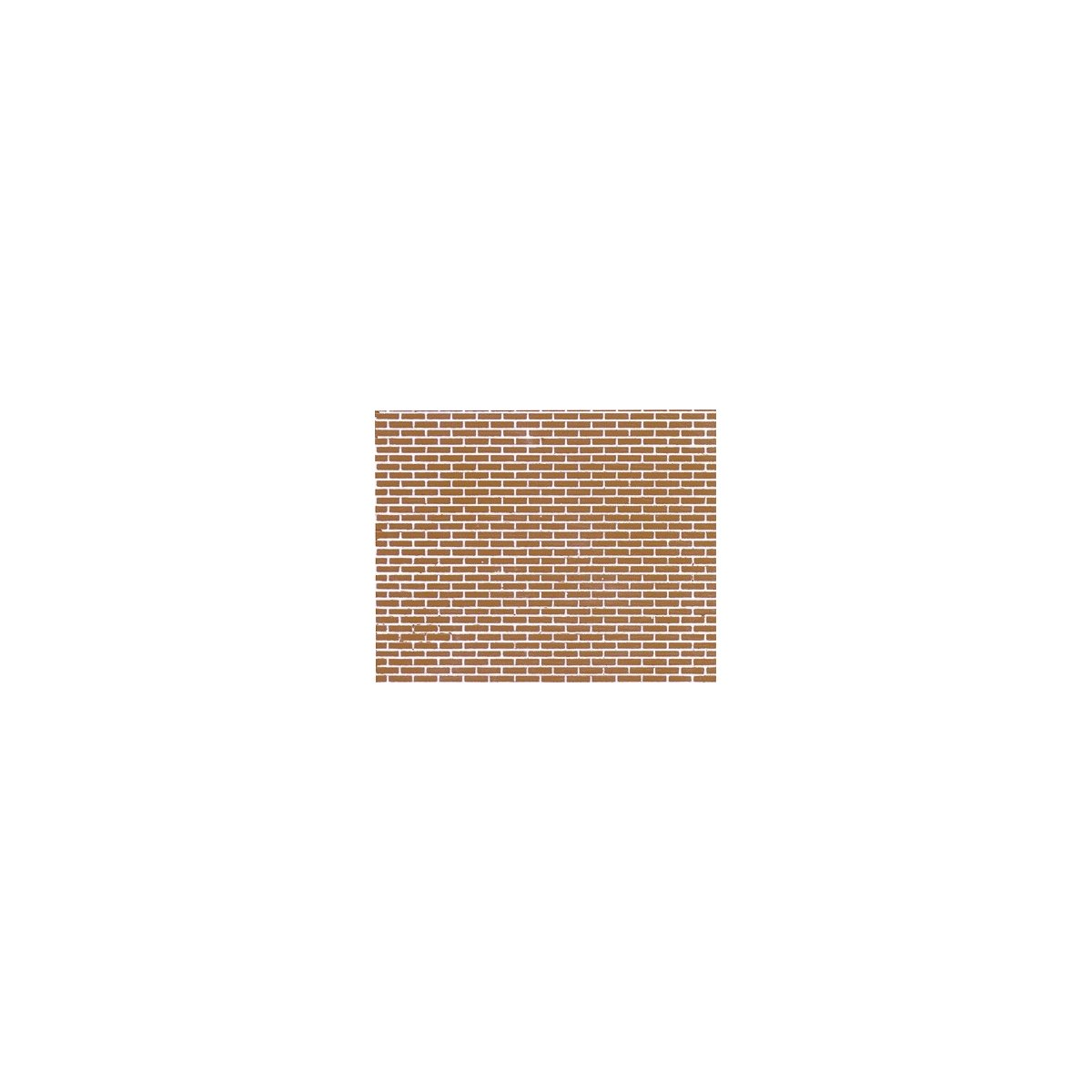 Patterned Sheets - Brick - .020 x 7 x 12` pkg(2) -- .187` Red Bricks, O, Plastruct Inc 91613