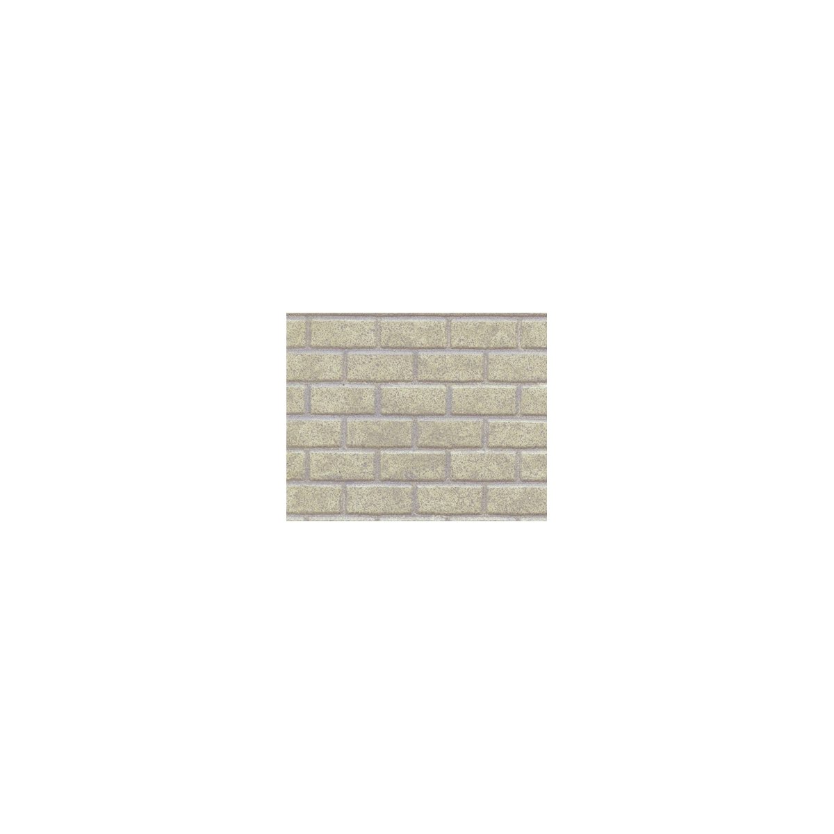Patterned Sheets - Concrete Block - .020 x 7 x 12` pkg(2) -- .650` Beige Bricks, G, Plastruct Inc 91624