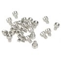 Hex Screws -- Stainless Steel pkg(25), G, Bachmann Industries 94656