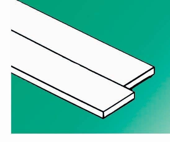 Styrene Strip .010` Thick - 14` Long pkg(10) -- x .188`, ALL, Evergreen Scale Models 108