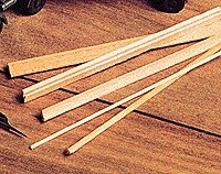 1` (.012`) HO Scale Lumber (Actual Length per Piece 11`) -- 1 x 2` 2.5 x 5.1cm pkg(14), HO, Northeastern Scale Lumber 3001