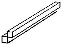 Corner Posts -- 1/8 x 24′ (Overall Dimensions), ALL, Northeastern Scale Lumber 593