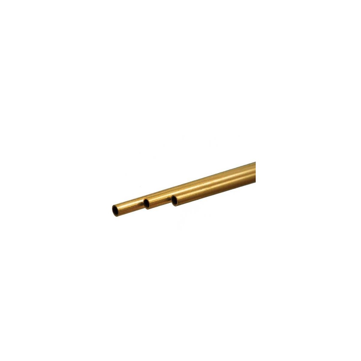 Round Brass Tube -- .16′ 4mm OD 0.45mm Wall x 300mm Long pkg(3), ALL, K & S Engineering 9822