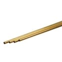 Round Brass Tube -- .06′ 1.5mm OD 0.225mm Wall x 300mm Long pkg(4), ALL, K & S Engineering 9831