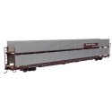 89′ Flatcar w/Bi-Level Shielded Auto Rack - Ready to Run -- Southern Pacific(TM) Rack / Flatcar 515444, HO, 8128