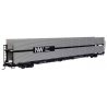 89′ Flatcar w/Bi-Level Shielded Auto Rack - Ready to Run -- Norfolk & Western Rack & Flatcar 412042, HO, 8123