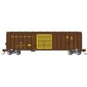 ACF 50`6` Outside-Braced Sliding-Door Boxcar - Ready to Run - Silver Series -- Original Norfolk Southern 2227 (Boxcar Red, yello