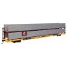 89′ Flatcar w/Bi-Level Shielded Auto Rack - Ready to Run -- Conrail Rack / Trailer-Train Flatcar TTBX 964335, HO, 8109