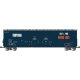 Evans 53Õ Double-Plug-Door Boxcar - Ready to Run -- Tropicana 13088 (blue, orange, white)