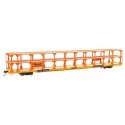 89′ Flatcar w/Tri-Level Open Auto Rack - Ready to Run -- Denver & Rio Grande Western(TM) 802868, HO, 8208