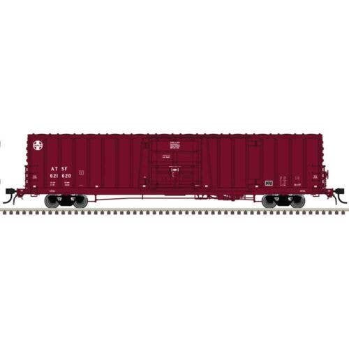 Class BX-177 Plug-Door Boxcar - Ready to Run - Master(R) -- Santa Fe 621657 (1995 Repaint, HO, Atlas Model Railroad Co. 20007303