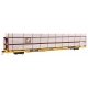 89′ Flatcar w/Tri-Level Shielded Auto Rack - Ready to Run -- Conrail 850271, TTKX Flatcar (yellow), HO, WalthersMainline 8310