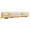 89′ Flatcar w/Tri-Level Shielded Auto Rack - Ready to Run -- Chesapeake & Ohio 850470, TTKX Flatcar (, HO, WalthersMainline 83