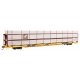 89′ Flatcar w/Tri-Level Shielded Auto Rack - Ready to Run -- Conrail 850282, TTKX Flatcar (yellow), HO, WalthersMainline 8311