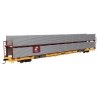 89′ Flatcar w/Bi-Level Shielded Auto Rack - Ready to Run -- Conrail Rack/ Trailer-Train Flatcar TTBX , HO, WalthersMainline 81