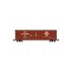 50′ Plug-Door Boxcar w/Roofwalk - Ready to Run -- Erie Lackawanna 68360 (Boxcar Red, white, Cushion Car Markings)