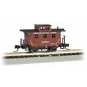 Old-Time Wood Bobber Caboose - Ready to Run -- Pennsylvania Lines 997662 (Boxcar Red), N, Bachmann Industries 15754