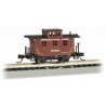 Old-Time Wood Bobber Caboose - Ready to Run -- Pennsylvania Lines 997662 (Boxcar Red)