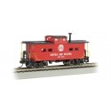 Northeast-Style Steel Cupola Caboose - Ready to Run - Silver Series(R) -- Norfolk & Western 557707 (red), HO, Bachmann Industrie