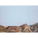 Background Scene 24 x 36′ 60 x 90cm - Instant Horizons(TM) -- Desert to Mountain, HO, Walthers SceneMaster 704