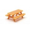 Picnic Tables -- Unpainted 3D Printed Parts pkg(5), HO, ALL SCALE MINIATURES 870988