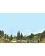 Background Scene 24 x 36′ 60 x 90cm - Instant Horizons(TM) -- Tall Timber, HO, Walthers SceneMaster 702