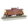 Northeast-Style Steel Cupola Caboose - Ready to Run - Silver Series(R) -- Lehigh Valley 95002 (Boxcar Red, yellow, black)