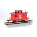 4-Wheel Wood Bobber Caboose - Ready to Run - Silver Series(R) -- Southern Railway 209 (red, black, white), HO, Bachmann Industri