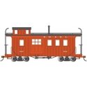 Wood Side-Door Caboose - Ready to Run - Spectrum(R) -- Sandy River & Rangeley Lakes 557 (orange), On30, Bachmann Industries 2670
