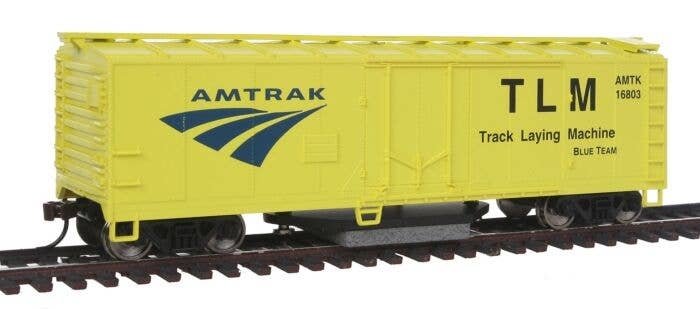 40′ Plug-Door Track Cleaning Boxcar - Ready to Run -- Amtrak, HO, WalthersTrainline 1480