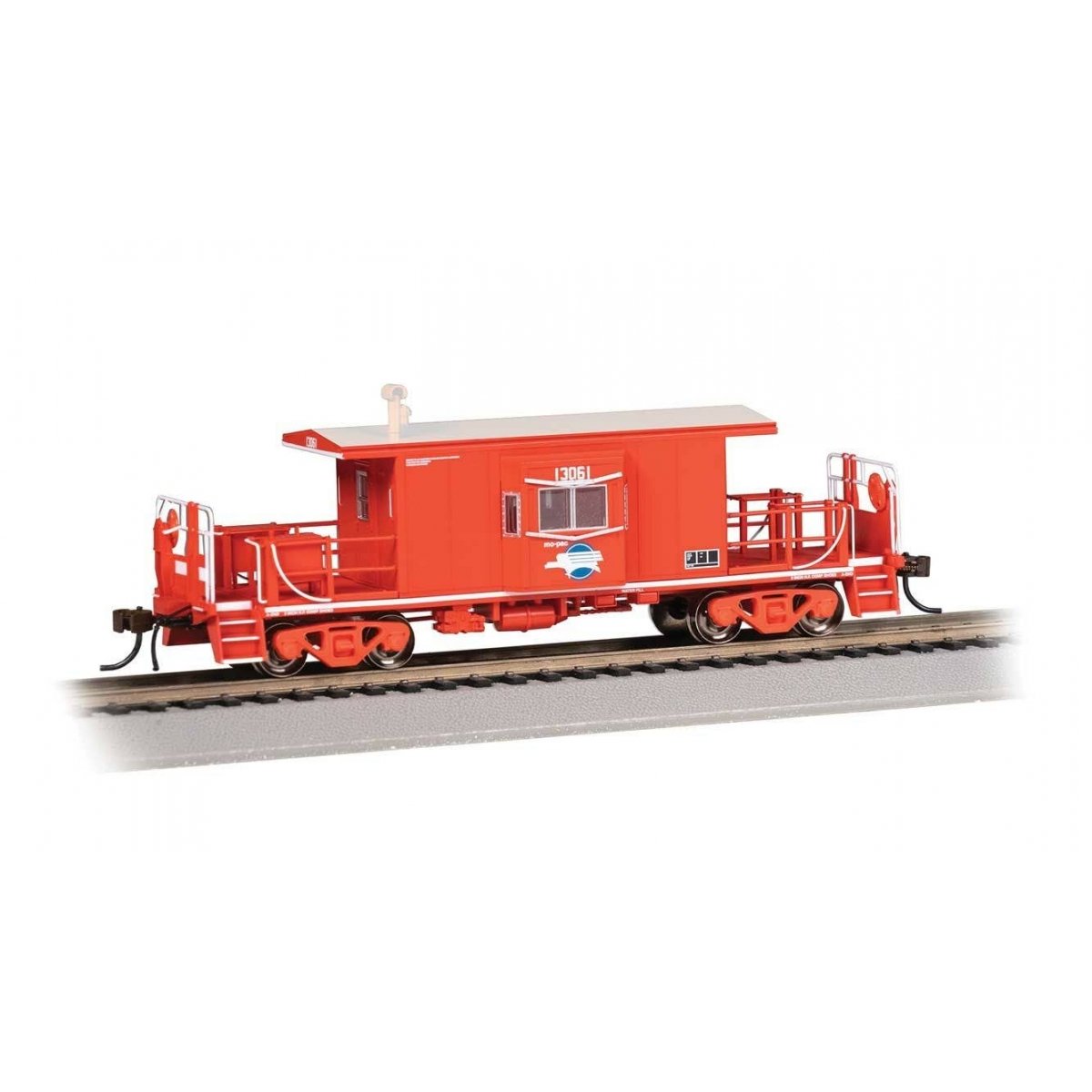 Transfer Caboose - Ready to Run -- Missouri Pacific 13061 (red, white, blue Screamling Eagle Logo)