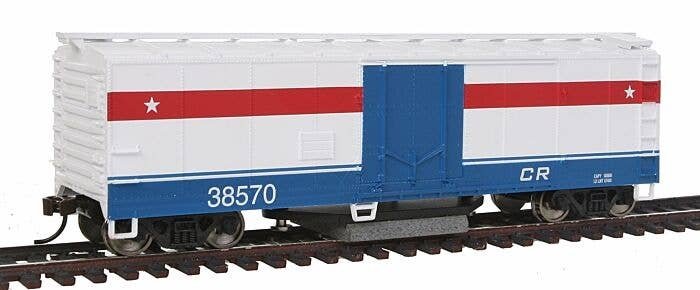 40′ Plug-Door Track Cleaning Boxcar - Ready to Run -- Conrail, HO, WalthersTrainline 1484